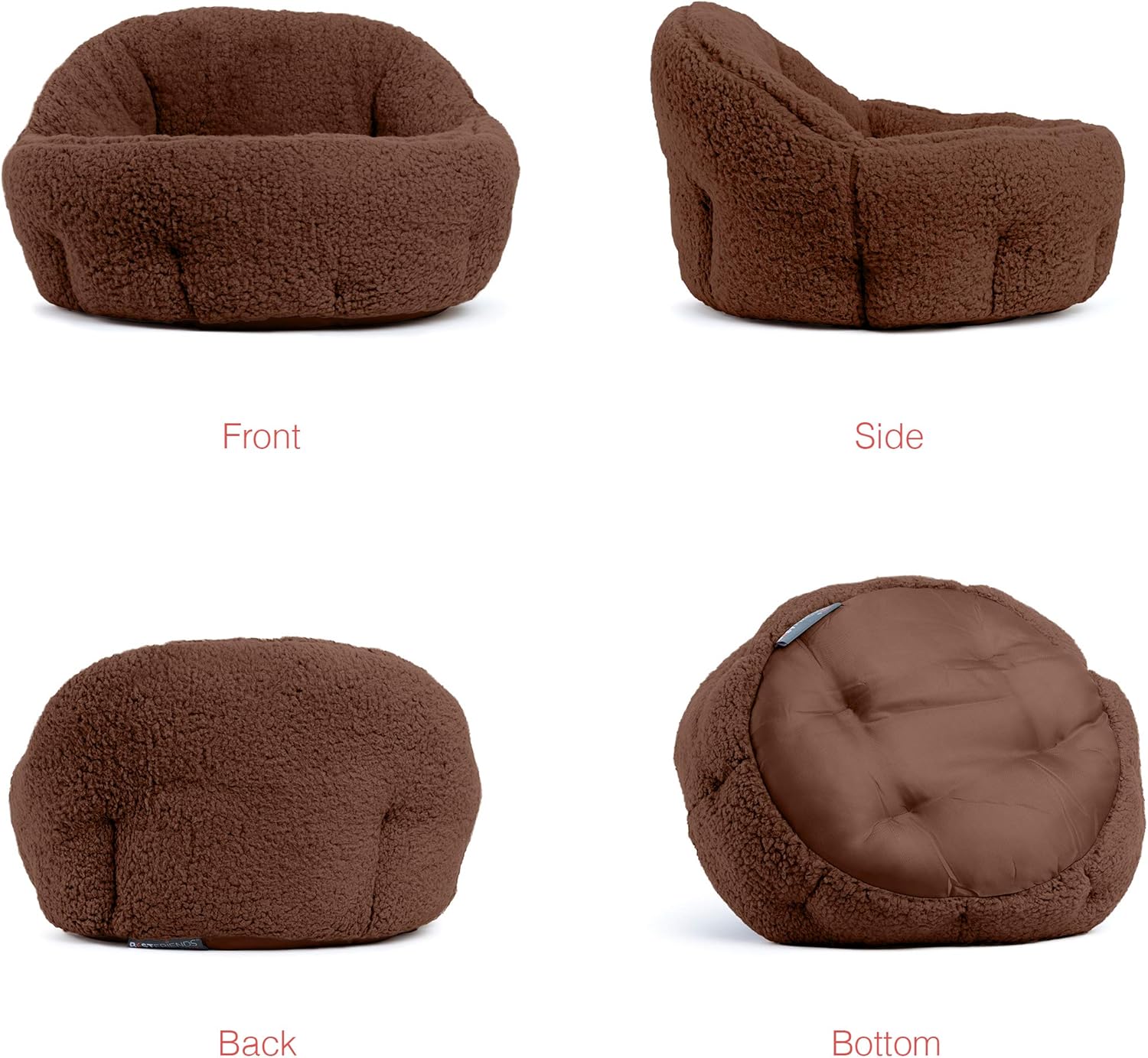Best Friends by Sheri OrthoComfort Deep Dish Cuddler (20x20x12") - Self-Warming Cat and Dog Bed, Brown : Pet Beds : Pet Supplies