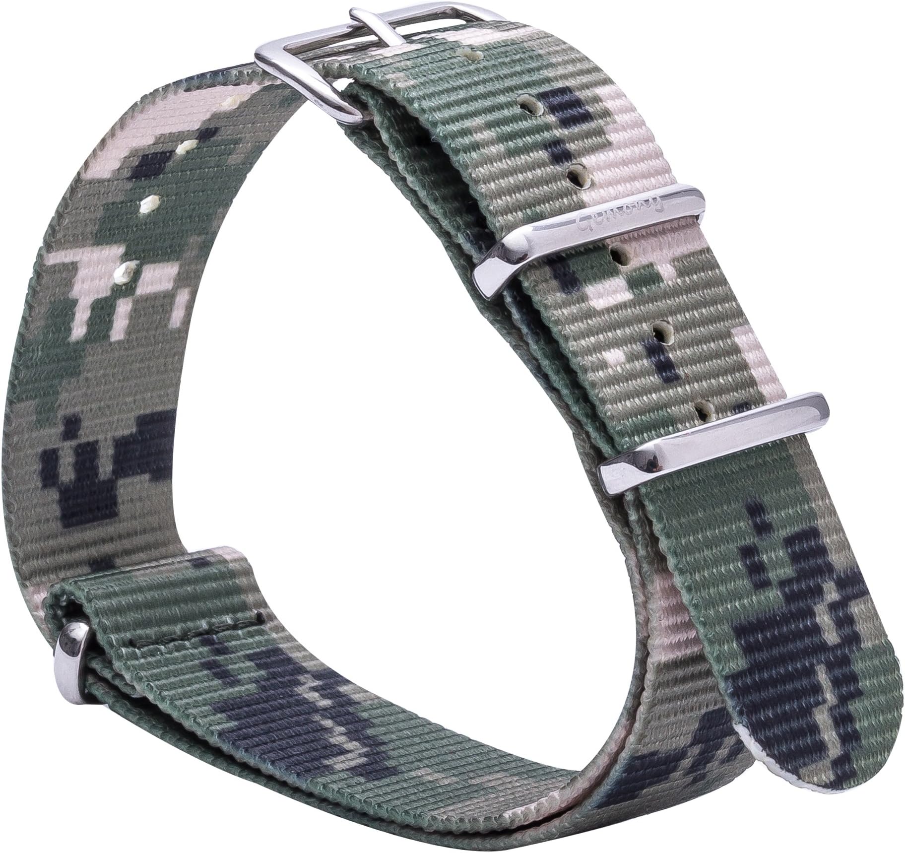 Gemony Watch Strap Premium Ballisitcs Nylon Watch Band 38 Colours Available 18mm/20mm/22mm