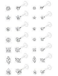 Jstyle 14Pairs 16G Forward Helix Cartilage Tragus