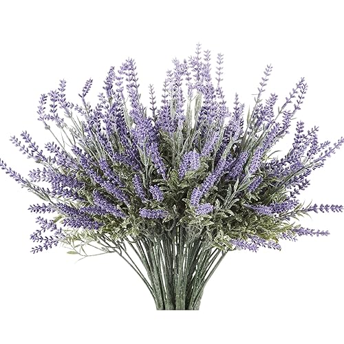 Butterfly Craze Artificial Lavender Plant with Silk Flowers for Wedding