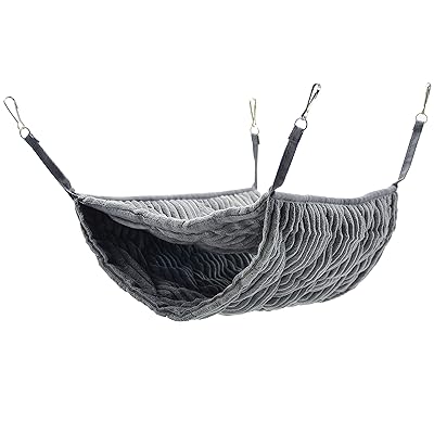 Niteangel Luxury Double Bunkbed Hammock, Fit 2 Adult Ferrets or 5 More Adult Rats