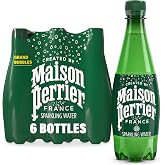 Maison Perrier Sparkling Water, 16.9 Oz, 6 Pack | Crafted in France with bold bubbles, refreshing taste, natural electrolytes, and 0 calories or sweeteners. 6 pack.