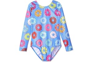 HOZIY Gymnastics Leotards for Girls Unicorn Pink Purple Sparkly Dancewear Activewear Quick Dry