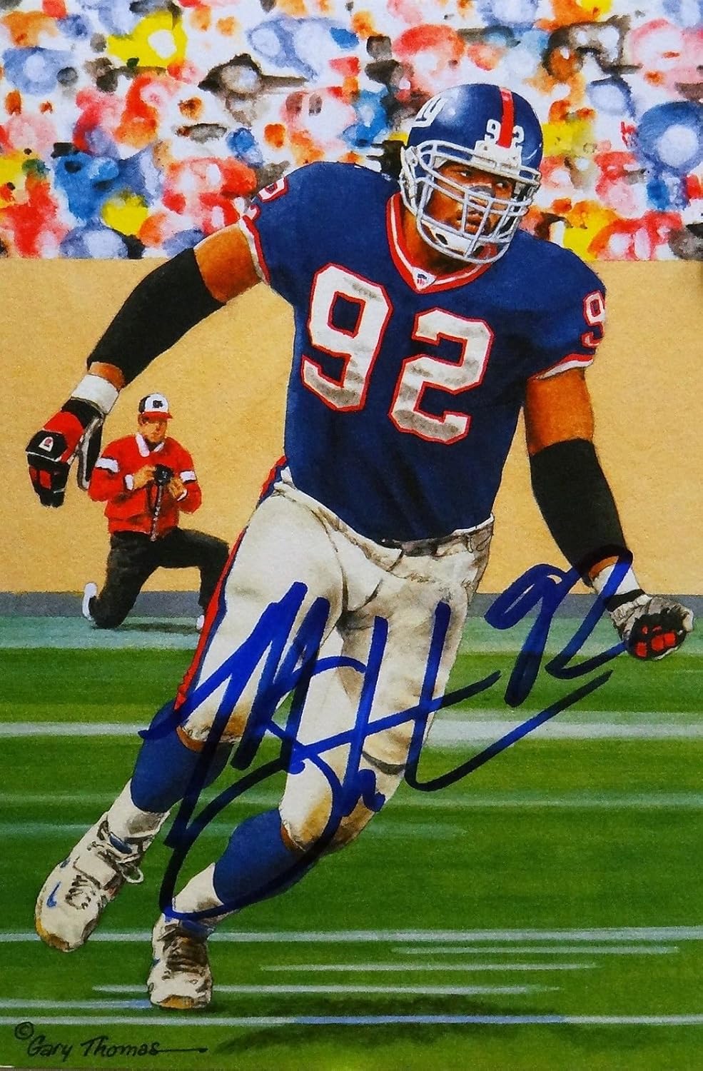 michael strahan autographed jersey