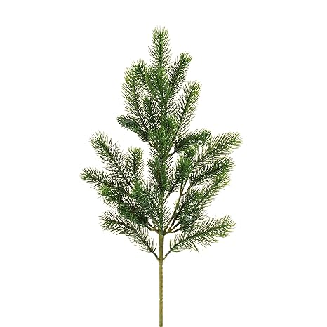 artplants Künstlicher Tannenzweig mit PE-Nadeln, 60cm - Nadelbaumzweig/Kunstzweig