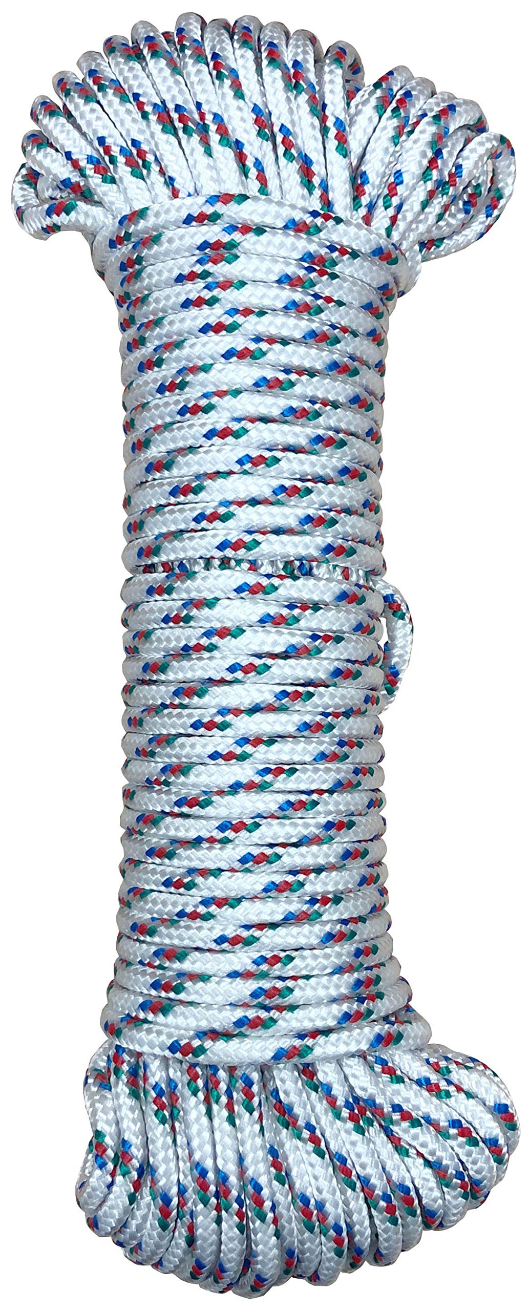 Future 213132 Tricolour Polypropylene Braided Cord, 5 mm x 15 m
