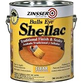 Zinsser 301 Bulls Eye Shellac Traditional Finish &amp; Sealer, Gallon, Clear