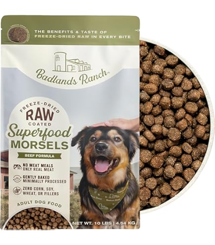 Amazon.com: BADLANDS RANCH Superfood Morsels Beef Formula Dry Dog