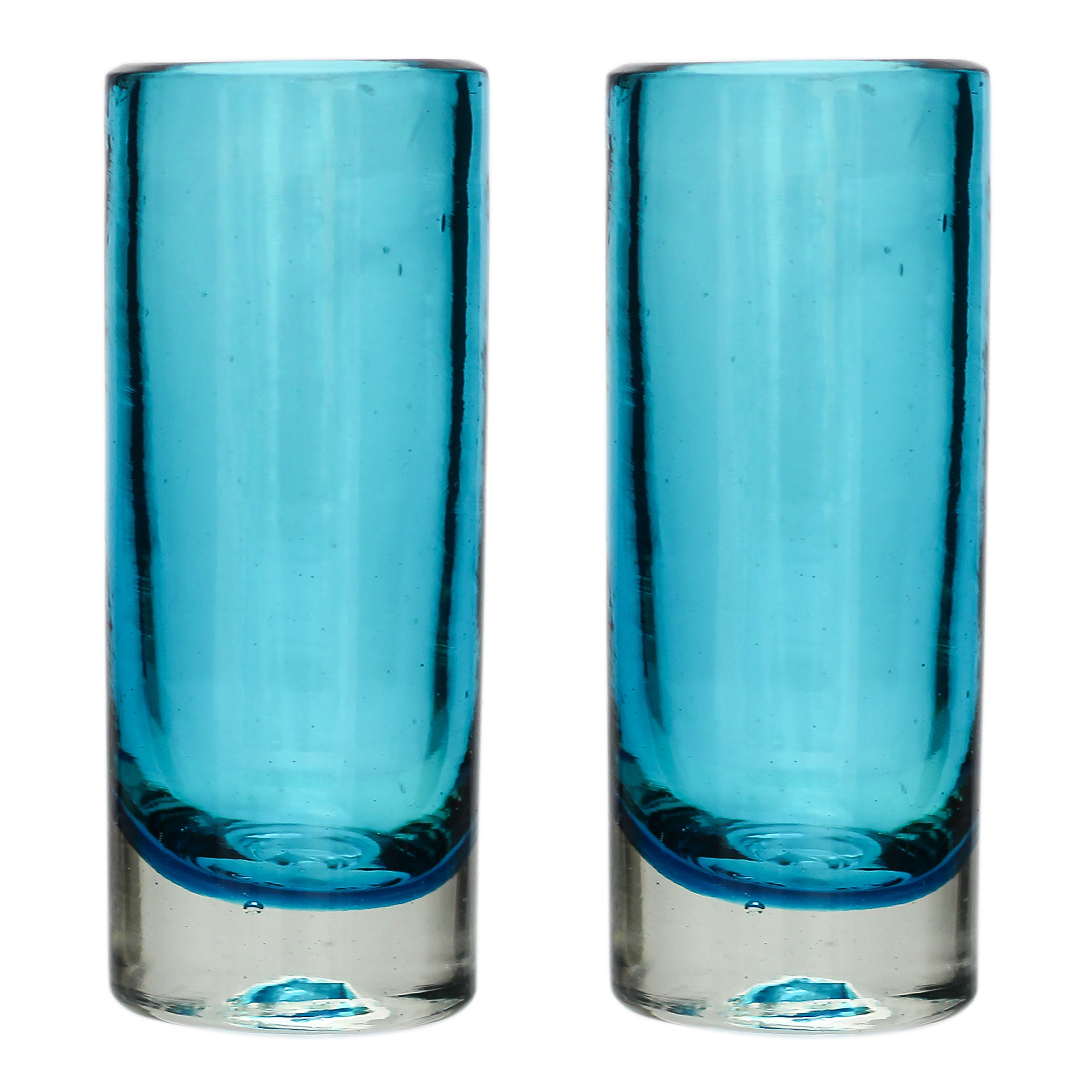 Tumia LAC Handmade Tequila/Shot Glass – Turquoise – Set of 2 — image 1