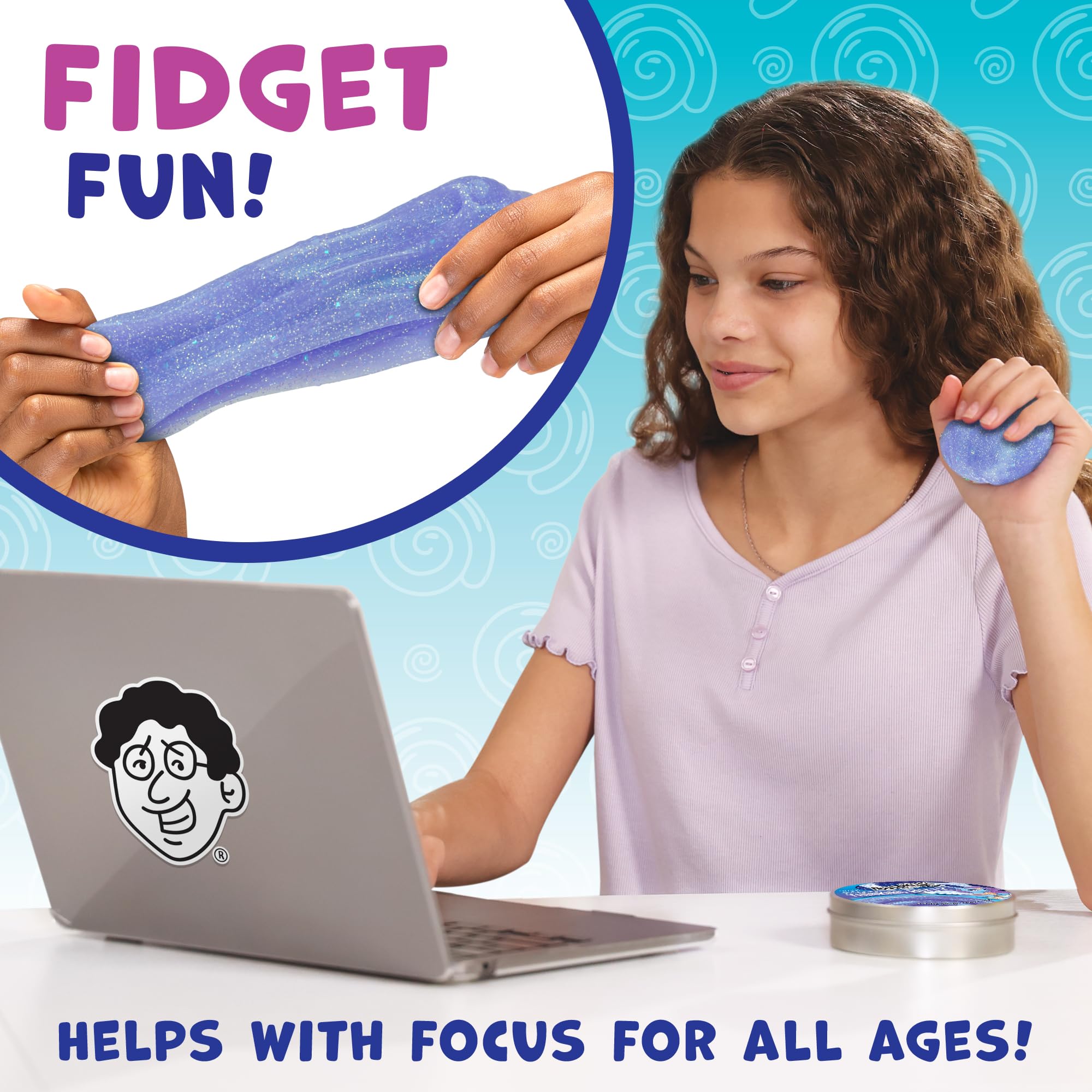 Crazy Aaron's Thinking Putty® - Pegasus - Glow in The Dark Sensory Putty for Kids and Grown ups in a 4