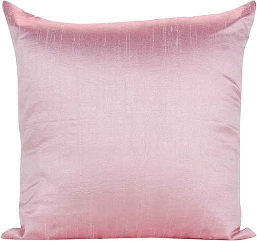 Amazon Com The White Petals Set Of 2 Baby Pink Art Silk Pillow