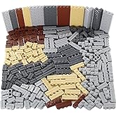 Masonry Bricks Bulk 260 Pieces Multi-type Building Set for House Wall Part | Creative Building Blocks Kit 1x2 1x3 1x4 and Corner Brick Multicolored Toy Kids Ages 4+