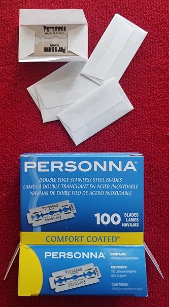 Amazon Com Personna Double Edge Razor Blades 300 Count Beauty