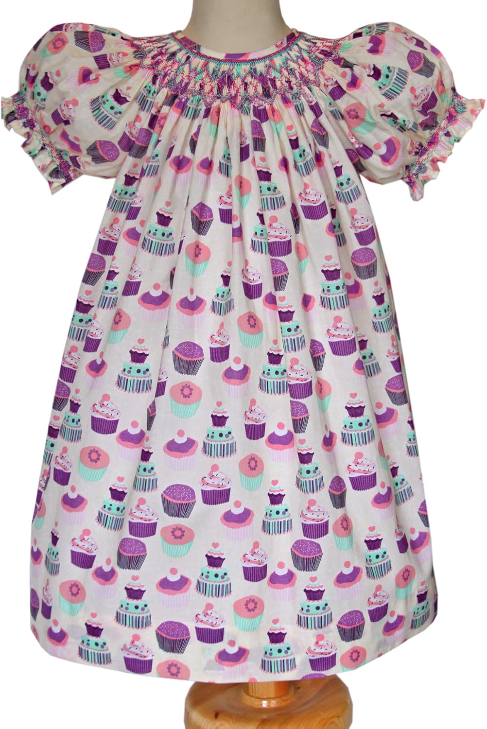 tea party smocked dress