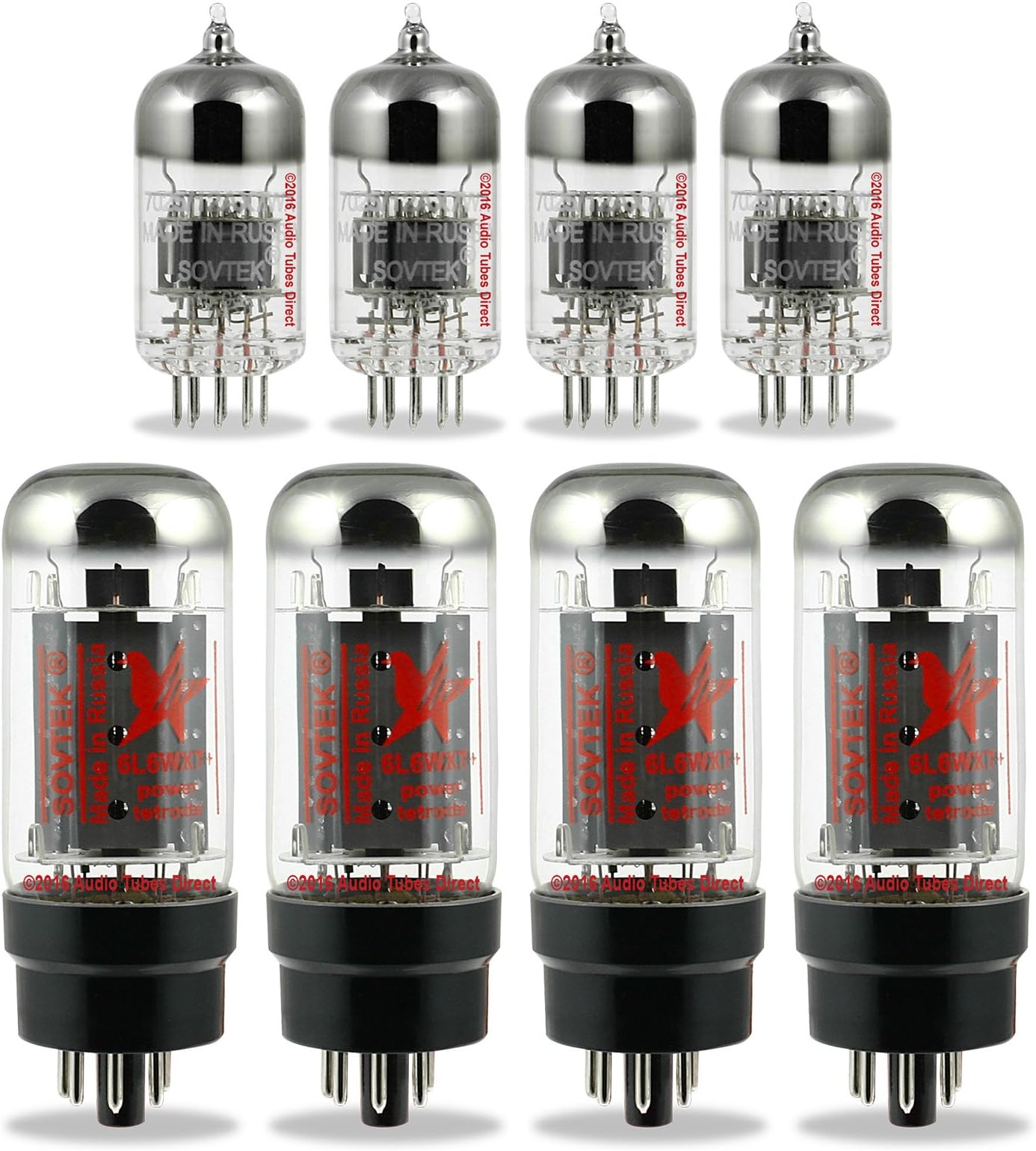 Sovtek Tube Kit For Kustom 72 Coupe & 72 Hardtop Amps 6L6WXT+ 12AX7WA
