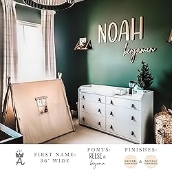 Custom Wood Name Sign for Nursery or Kids