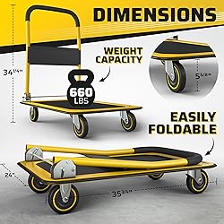 Upgraded Foldable Push Cart Dolly | 660