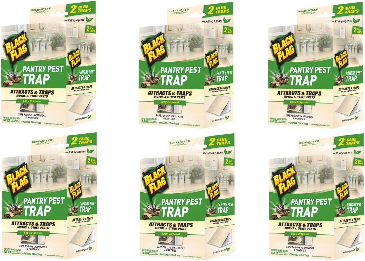 Amazon Com Black Flag Pantry Pest Traps 12 Total 6 Packages