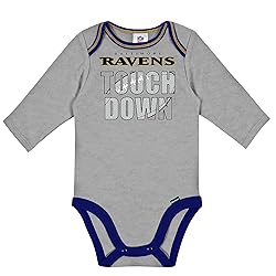 Gerber NFL Baby Boys' 2 Pack Long Sleeve