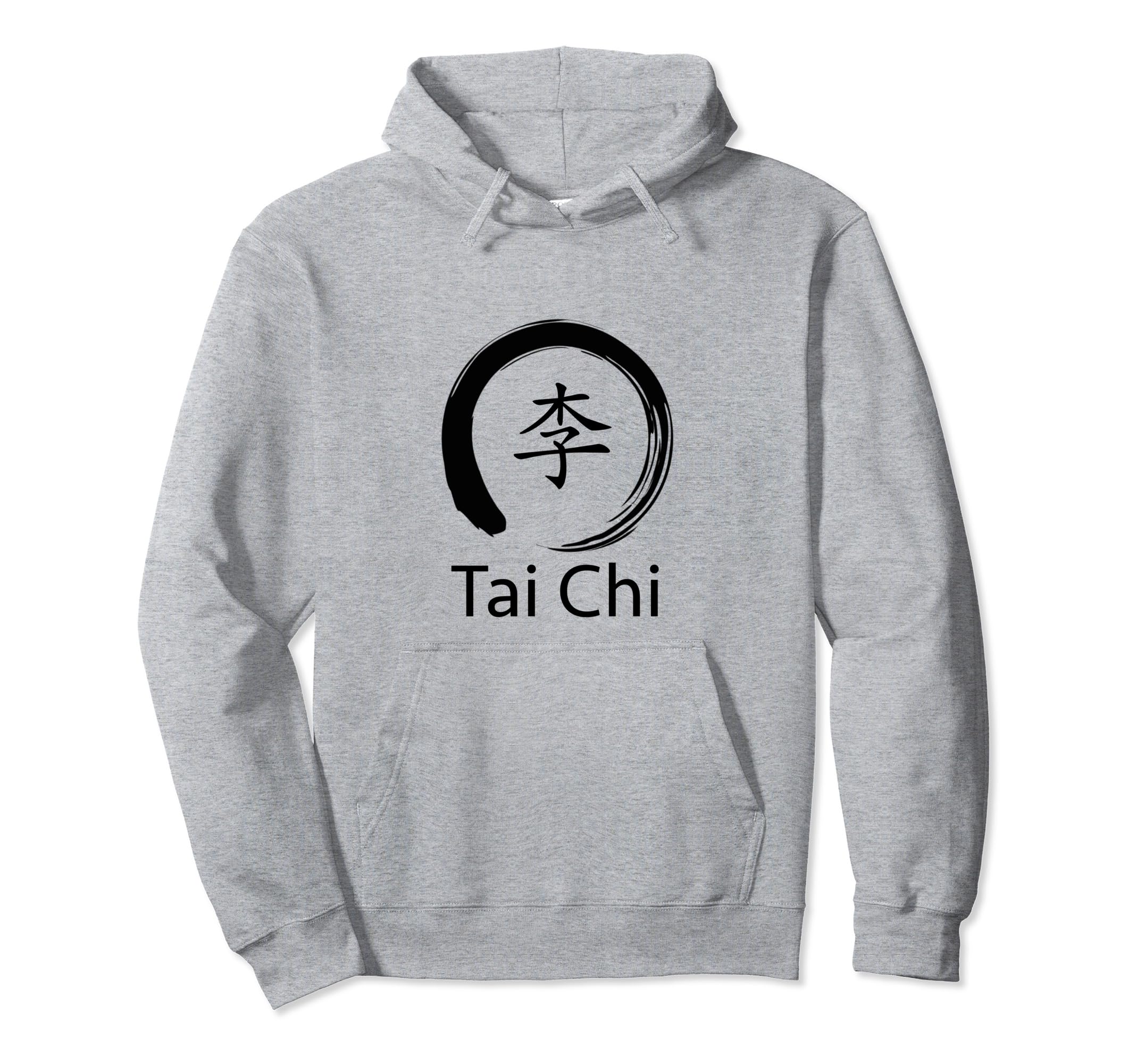 Tai Chi Beginner / Classic Tai Chi Calligraphy Qi Kanji Idea Pullover Hoodie
