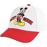 Disney Boys Baseball Cap, Mickey Mouse Adjustable Toddler Hat, Ages 2-4 Or Boy Hats for Kids Ages 4-7