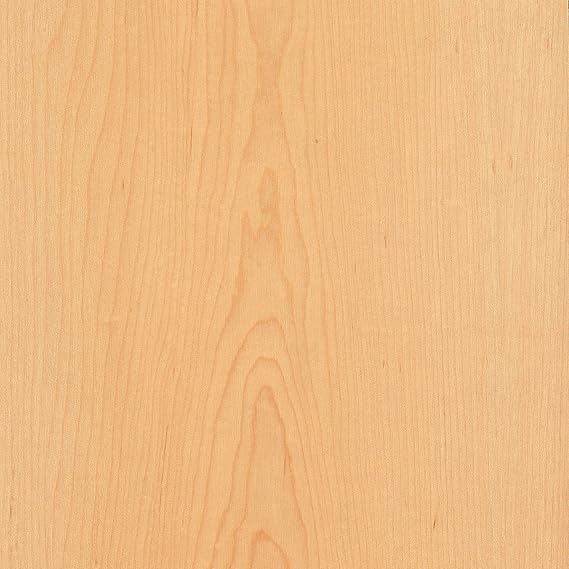 Maple, White, Flat Cut, 48x96 10 Mil (Paperback) Wood Veneer Sheet Wood Veneers