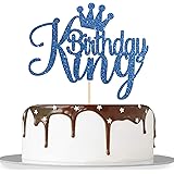 Amazon Com Gold Glitter King Birthday Cake Topper For Boy 1st 3rd 10th 16th 18th th 21st 25th 29th 30th 40th 50th Birthday Man Boy Prince Birthday Party Decorations Happy Birthday Cake Topper