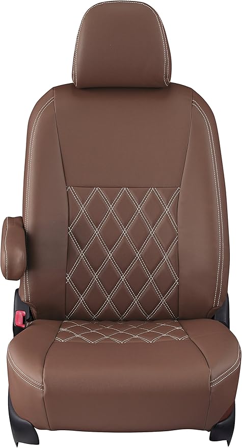 Amazon クラッツィオ シートカバー N Box N Box カスタム Jf3 Jf4 H29 9 Clazzio ダイヤ ブラウン アイボリー Eh 46 シートカバー 車 バイク