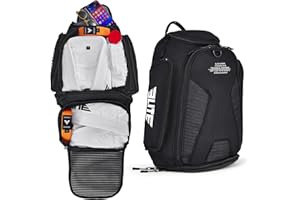 Elite Sports Jiu Jitsu BJJ Jaco Expandable Gym Duffel Backpack Bag for MMA, BJJ, Jiu Jitsu, Boxing Gear, Duffel Athletic Bag