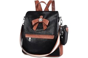 ZOCAI Backpack Purse for Women Fashion Backpack Purses PU Leather Daypacks Anti-Theft Shoulder Bag Satchel Purse