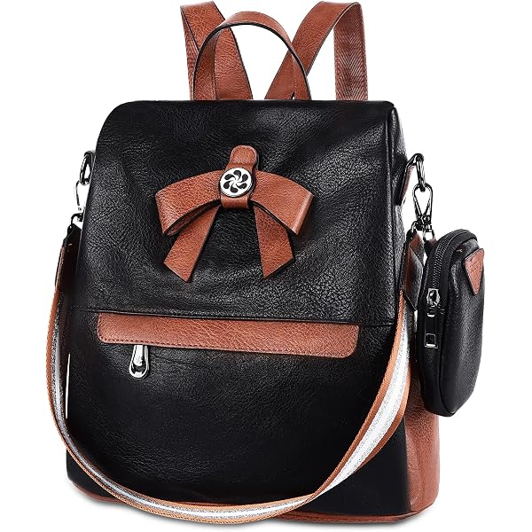 Showudesigns Horse Mini Backpack Purse For Women – PU Leather Small Backpack With Wallet