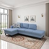 101.5" L Shaped Sectional Couch, Modern Modular