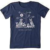 Life is Good Womens Womens Crusher Graphic T-Shirt