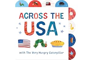 Across the USA with The Very Hungry Caterpillar: A Tabbed Board Book