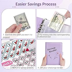 Sooez 100 Envelopes Money Saving Challenge, Savings