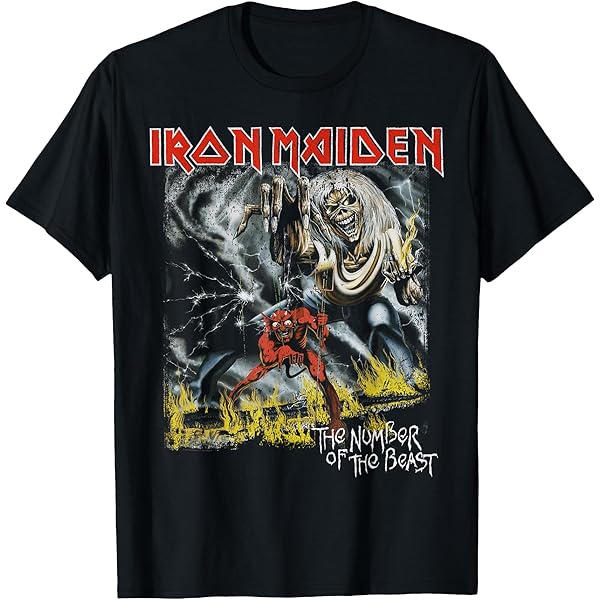 GLOBAL L Tシャツ M IRON MAIDEN SLAYER Amazon.com: Global Iron Maiden Number of The Beast T-Shirt M