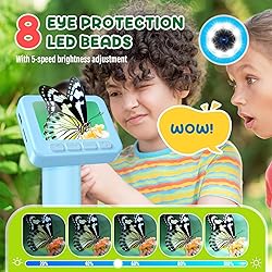IMICHI Microscope for Kids 50X-1000X - 2 inch IPS