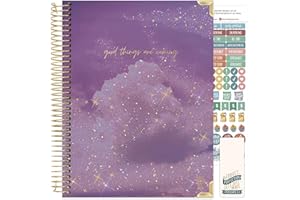 bloom daily planners HARDCOVER 2025 (8.5" x 11") Calendar Year Day Planner (January 2025 - December 2025) - Task & Goal Organizer - Monthly & Weekly Inspirational Agenda Book - Good Things Are Coming