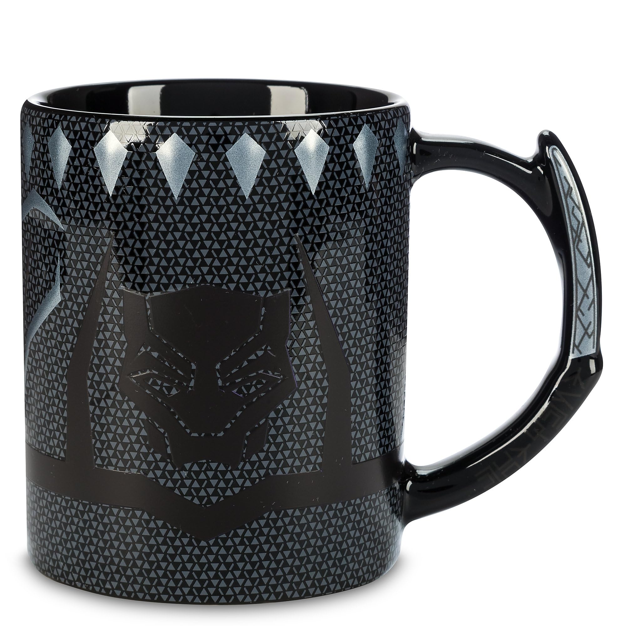 Disney Store Marvel Black Panther Color Changing Mug, Imported, Mug, 5.5 inches (W) x 4.25 inches (H), Color Changing, Heat-Responsive