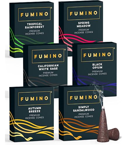 Hem Hem White Musk Incense Cones x 12 Packs of 10