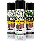 Leak Saver Foam Blaster AC Coil Cleaner Foam Spray | HVAC Coil Cleaner for AC Unit | Professional Deep-Penetrating Formula for Evaporator (No Rinse) &amp; Condenser (Light Rinse) - 3 Pack