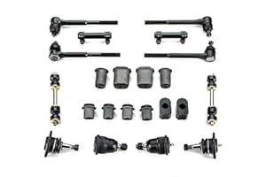 ANDERSEN RESTORATIONS A-Resto-Parts Front End Suspension Rebuild Kit With Oval Control Arm Bushings Compatible With 1964-1970 GTO/LeMans/Tempest, OEM Spec Replacement Parts, 22 Piece Kit