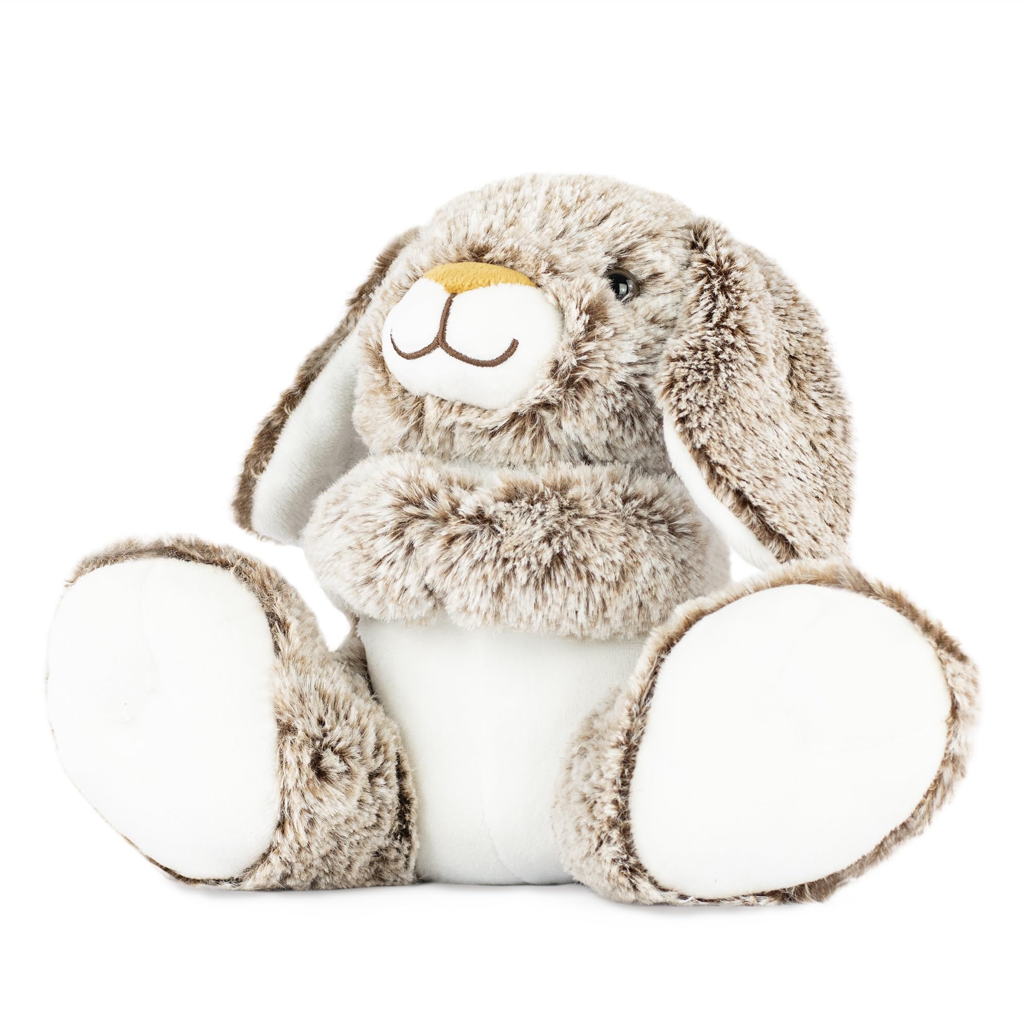 GOGOPO Sitting Rabbit Stuffed Animal Plush Toy| Fluffy Burrow Bunny Animal | Soft Toy Gift for Kids | 20cm