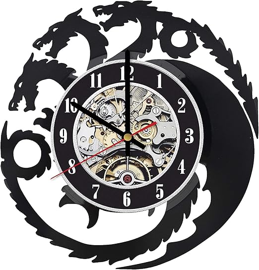 Amazon Com Game Of Thrones Vinyl Clock Game Of Thrones Wall