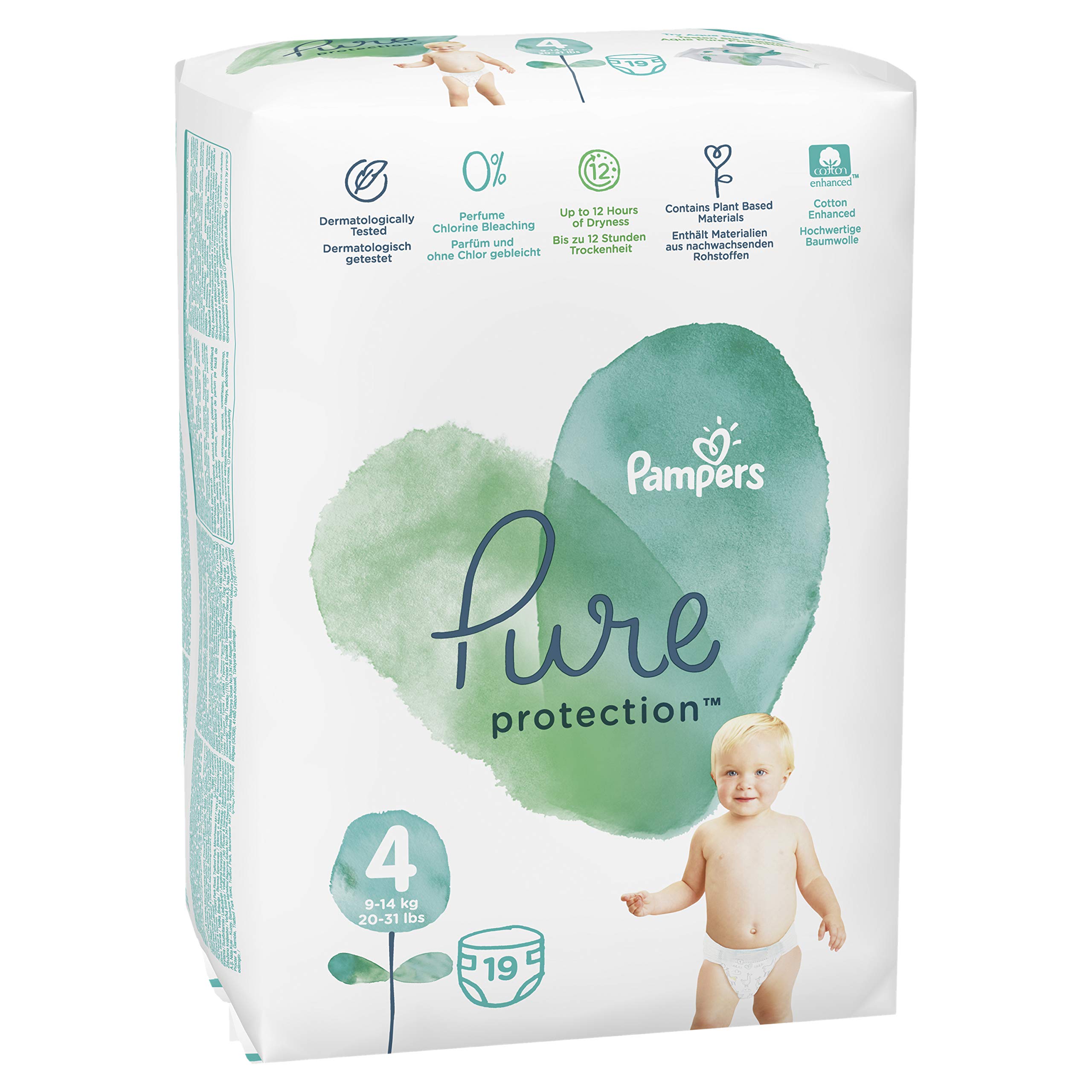 pampers pure protection size 4