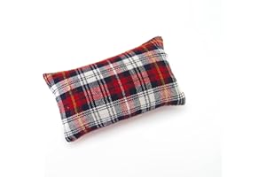NAKPUNAR Emery Pincushion for Sewing for Men - Filled with Abrasive Emery Sand - Handmade in USA (2"x3", Red and Black Plaid)