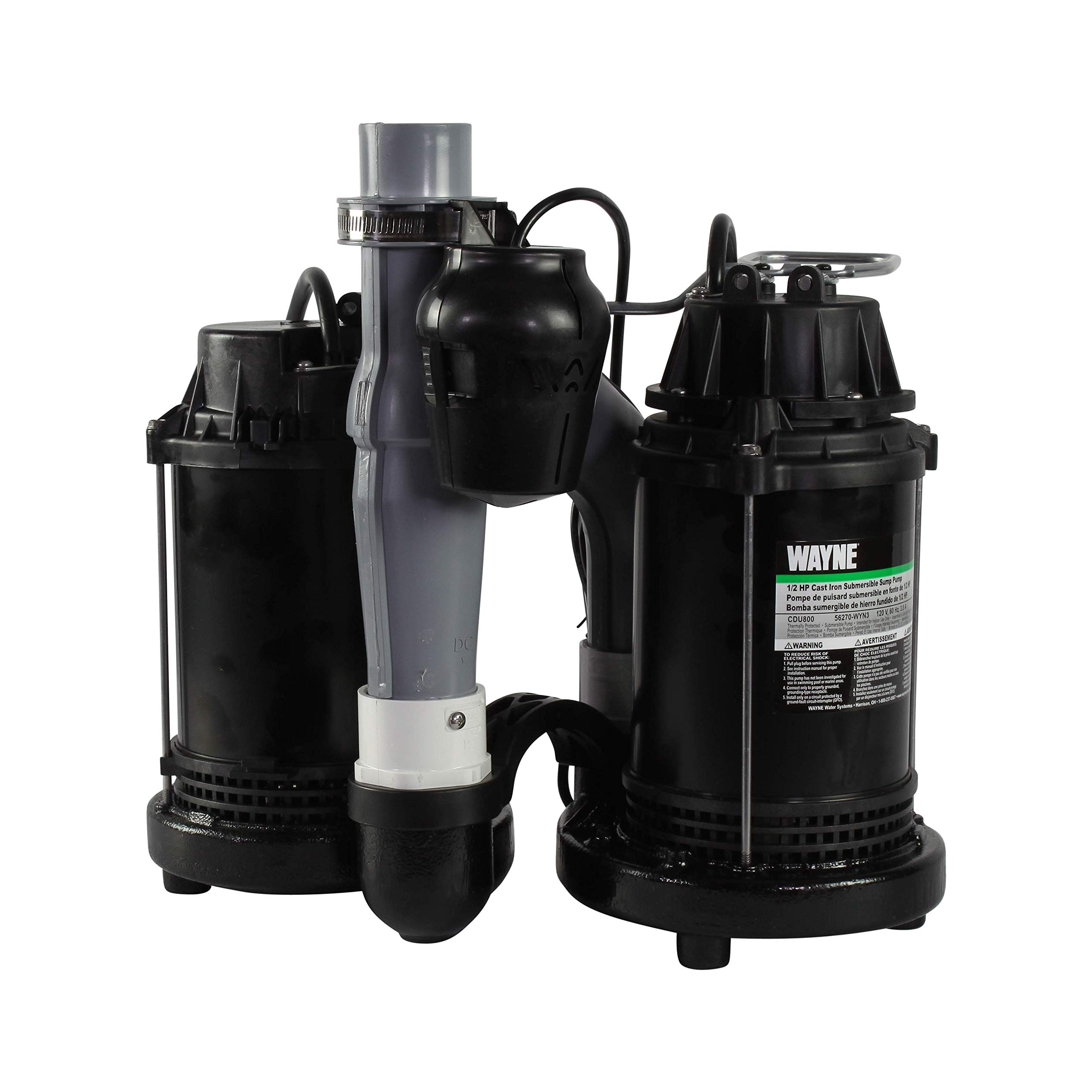 thumbnail image 2 of WAYNE 1 HP Submersible Cast Iron And Stainless Steel Sump Pump With Integrated Vertical Float 2 of 12