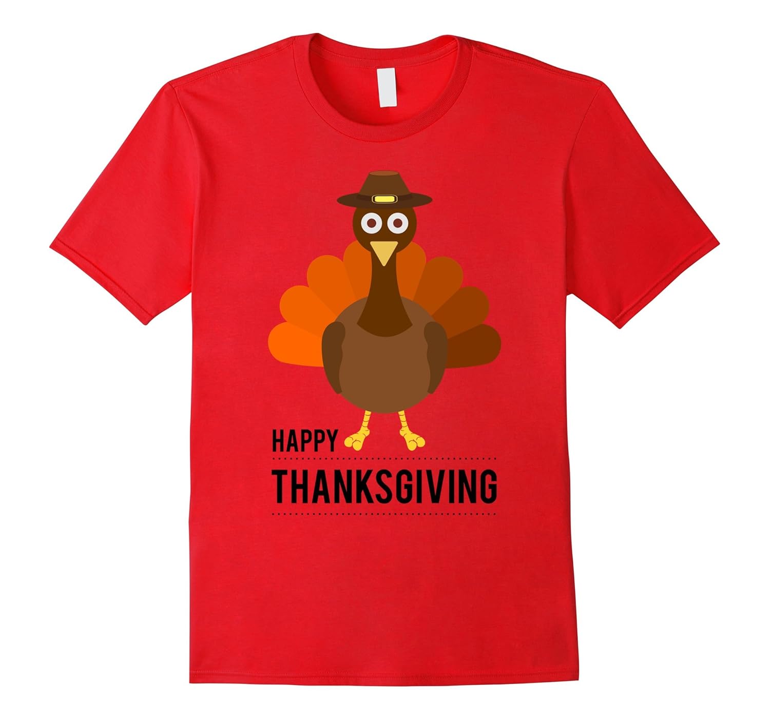 Turkey Happy Thanksgiving Shirt-Rose