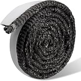 Adviace 2-00-71611 Stove Door Tadpole Gasket with Self-Adhesive for Harman Advance Pellet Stove Parts and Harman Mark I Wood &amp; Coal Stoves, 1 1/2" x 5/8" x 81" High Temperature Seal Rope Replacement.