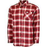 Mossy Oak Flannel Shirt for Men, Buffalo Plaid Long Sleeve Mens Flannel Shirts